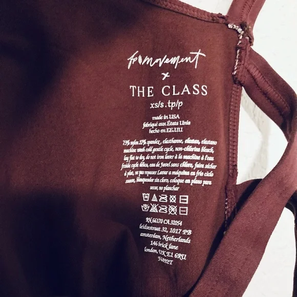 Free People Movement Good Karma Runsie (Henna Burgundy) - Picture 4 of 4